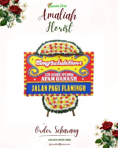 Bunga Papan Congratulation di Giyanti